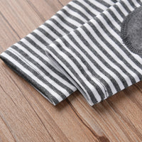 Load image into Gallery viewer, 2 Pieces Set Baby Boys Striped Rompers And Solid Color Pants Wholesale 22072660
