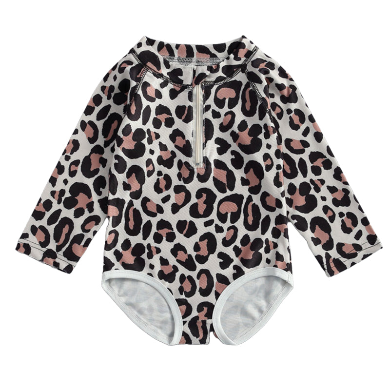 Baby Kid Girls Leopard print Rompers Wholesale 22072669