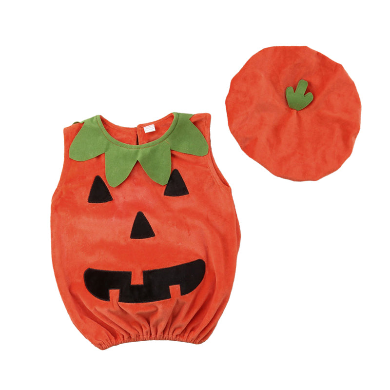 Baby Kid Unisex Print Halloween Rompers Hats Wholesale 22072695