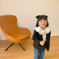 Load image into Gallery viewer, Baby Kid Girls Solid Color Lace Blouses Wholesale 22072811
