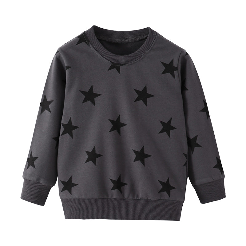Kid Boys Star Print Hoodies&Swearshirts Wholesale 22072816
