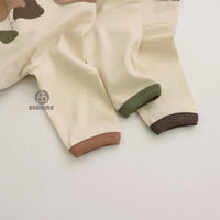 Load image into Gallery viewer, 2 Pieces Set Baby Kid Unisex Cartoon Print Tops And Color-blocking Pants Wholesale 220728221
