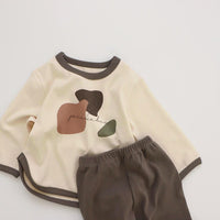 Load image into Gallery viewer, 2 Pieces Set Baby Kid Unisex Cartoon Print Tops And Color-blocking Pants Wholesale 220728221
