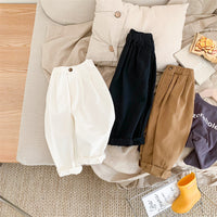 Load image into Gallery viewer, Baby Kid Boys Solid Color Pants Wholesale 220728224
