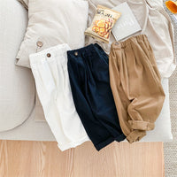 Load image into Gallery viewer, Baby Kid Boys Solid Color Pants Wholesale 220728224
