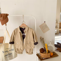 Load image into Gallery viewer, 2 Pieces Set Baby Kid Unisex Solid Color Tops And Pants Wholesale 220728225
