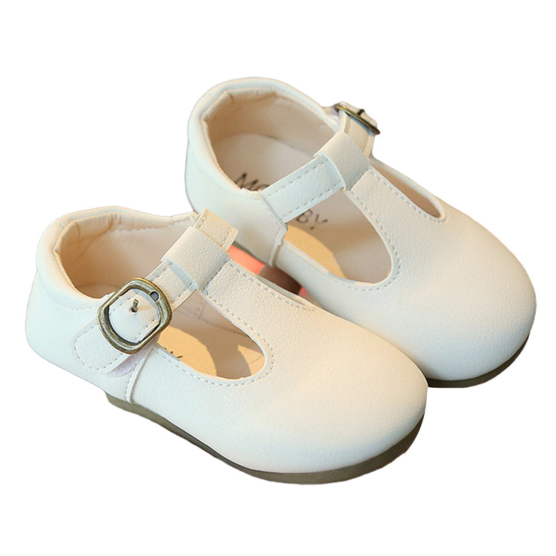 Baby Kid Girls Solid Color Shoes Wholesale 22072834