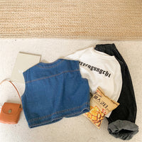 Load image into Gallery viewer, Baby Kid Unisex Solid Color Vests Waistcoats Wholesale 220728505
