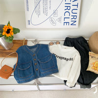 Load image into Gallery viewer, Baby Kid Unisex Solid Color Vests Waistcoats Wholesale 220728505
