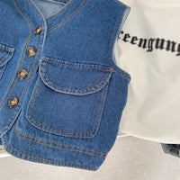 Load image into Gallery viewer, Baby Kid Unisex Solid Color Vests Waistcoats Wholesale 220728505
