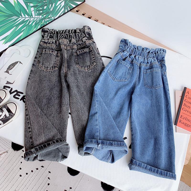 Kid Girls Solid Color Pants Jeans Wholesale 22072853