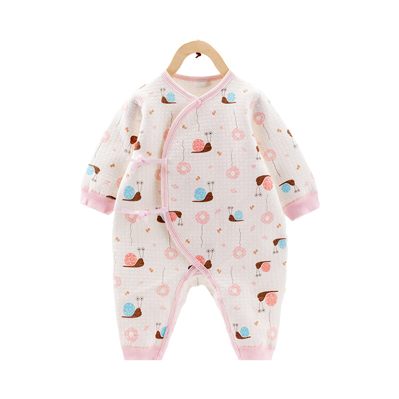 Baby Unisex Animals Cartoon Print Jumpsuits Wholesale 22072856