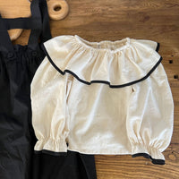 Load image into Gallery viewer, Baby Kid Girls Color-blocking Tops Wholesale 220728577
