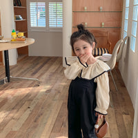 Load image into Gallery viewer, Baby Kid Girls Color-blocking Tops Wholesale 220728577
