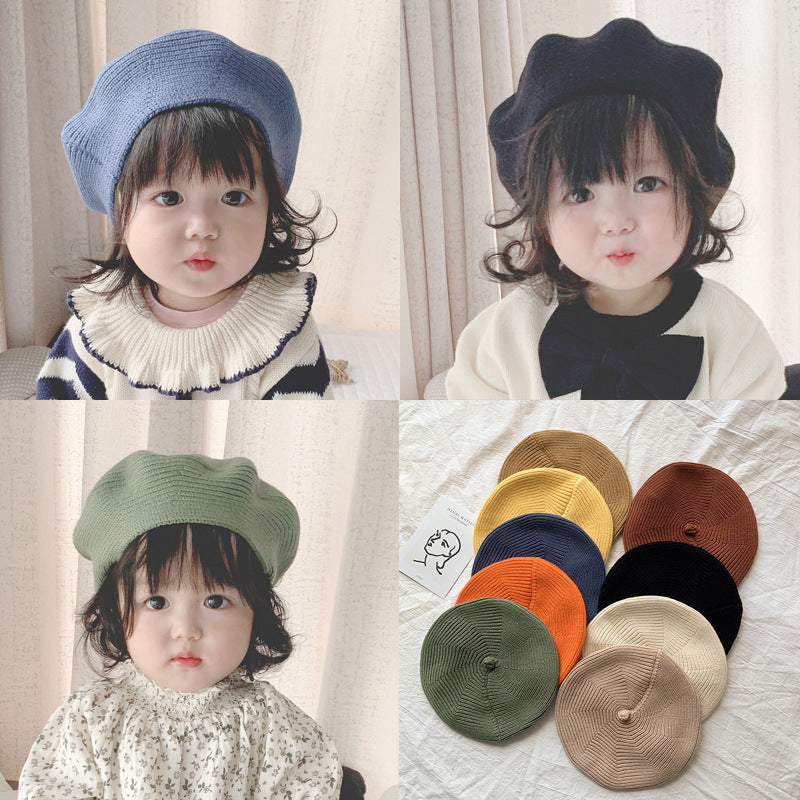 Girls Solid Color Accessories Hats Wholesale 220729242