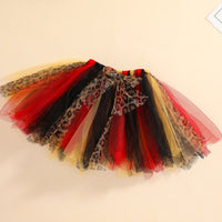 Load image into Gallery viewer, 3 Pieces Set Baby Kid Girls Christmas Cartoon Print Tops Polka dots Pants And Leopard Skirts Wholesale 220729325
