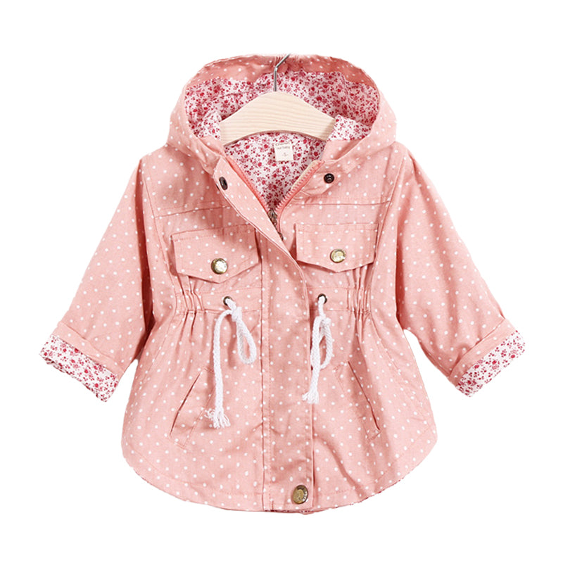 Baby Kid Girls Polka dots Jackets Outwears Wholesale 22080204