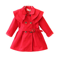 Load image into Gallery viewer, Baby Kid Girls Solid Color Ribbon Coats Wholesale 22080205
