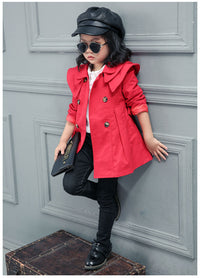 Load image into Gallery viewer, Baby Kid Girls Solid Color Ribbon Coats Wholesale 22080205
