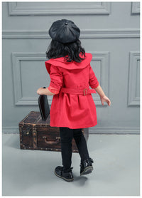 Load image into Gallery viewer, Baby Kid Girls Solid Color Ribbon Coats Wholesale 22080205
