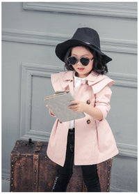 Load image into Gallery viewer, Baby Kid Girls Solid Color Ribbon Coats Wholesale 22080205
