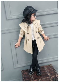 Load image into Gallery viewer, Baby Kid Girls Solid Color Ribbon Coats Wholesale 22080205
