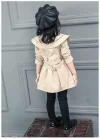 Load image into Gallery viewer, Baby Kid Girls Solid Color Ribbon Coats Wholesale 22080205
