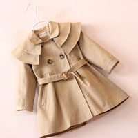 Load image into Gallery viewer, Baby Kid Girls Solid Color Ribbon Coats Wholesale 22080205
