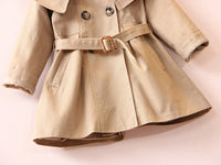 Load image into Gallery viewer, Baby Kid Girls Solid Color Ribbon Coats Wholesale 22080205
