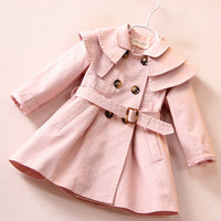 Load image into Gallery viewer, Baby Kid Girls Solid Color Ribbon Coats Wholesale 22080205
