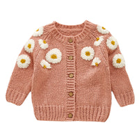 Load image into Gallery viewer, Baby Kid Girls Flower Cardigan Wholesale 220802136
