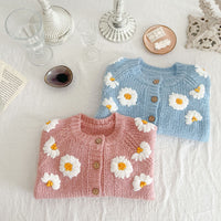 Load image into Gallery viewer, Baby Kid Girls Flower Cardigan Wholesale 220802136
