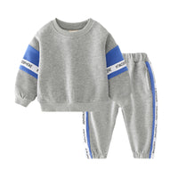 Load image into Gallery viewer, 2 Pieces Set Baby Kid Boys Color-blocking Hoodies Swearshirts And Pants Wholesale 220802139
