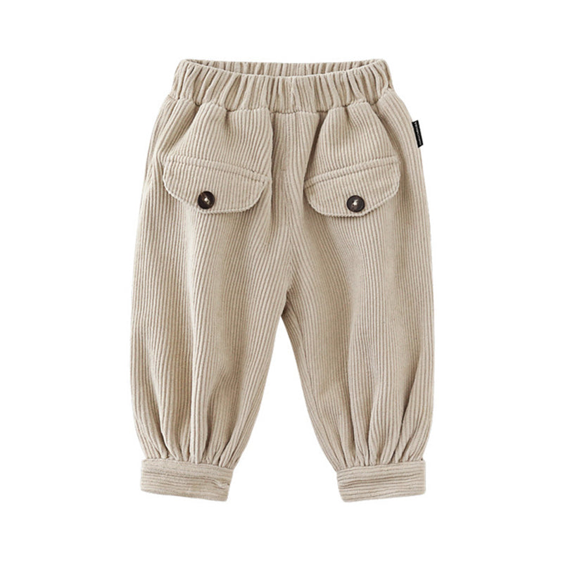Baby Kid Unisex Solid Color Pants Wholesale 22080214