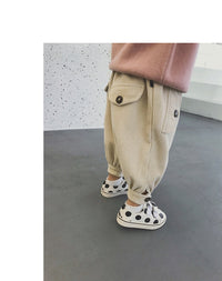 Load image into Gallery viewer, Baby Kid Unisex Solid Color Pants Wholesale 22080214
