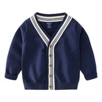 Load image into Gallery viewer, Baby Kid Boys Solid Color Cardigan Wholesale 220802140
