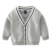 Load image into Gallery viewer, Baby Kid Boys Solid Color Cardigan Wholesale 220802140
