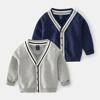 Load image into Gallery viewer, Baby Kid Boys Solid Color Cardigan Wholesale 220802140
