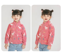 Load image into Gallery viewer, Baby Kid Girls Print Jackets Outwears Wholesale 220802145
