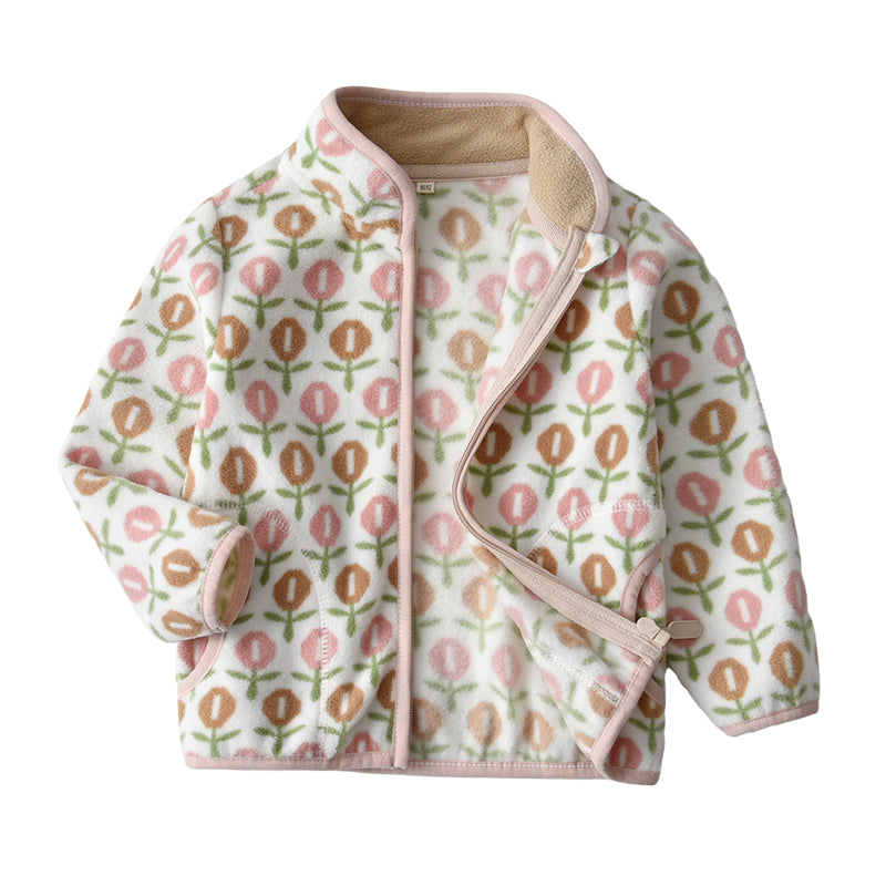 Baby Kid Girls Print Jackets Outwears Wholesale 220802152