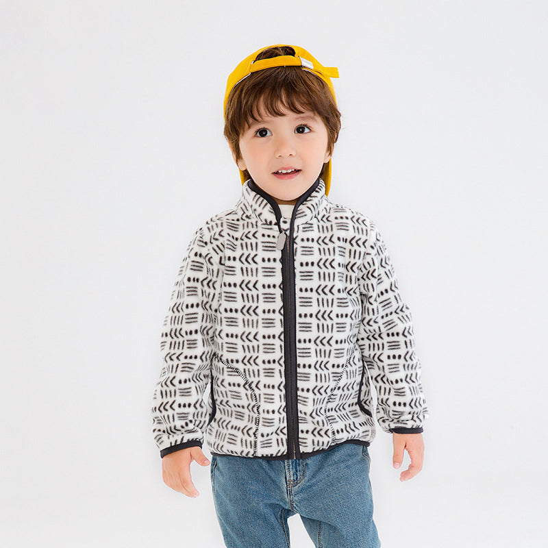 Baby Kid Boys Cartoon Print Jackets Outwears Wholesale 220802158