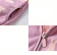 Load image into Gallery viewer, Baby Kid Girls Striped Animals Flamingo Cartoon Print Jackets Outwears Wholesale 220802185
