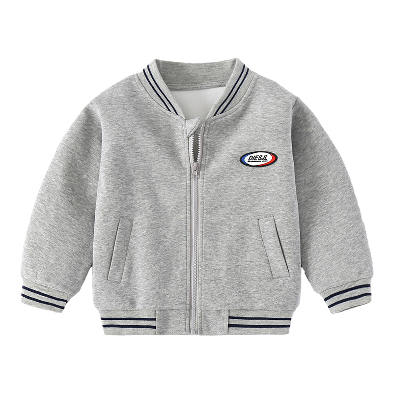 Baby Kid Boys Striped Letters Jackets Outwears Wholesale 220802200