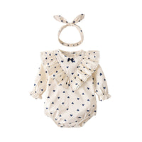 Load image into Gallery viewer, Baby Unisex Rainbow Love heart Cartoon Print Rompers And Jumpsuits Wholesale 22080224
