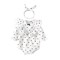 Load image into Gallery viewer, Baby Unisex Rainbow Love heart Cartoon Print Rompers And Jumpsuits Wholesale 22080224
