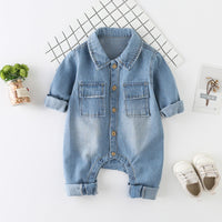 Load image into Gallery viewer, Baby Unisex Rainbow Love heart Cartoon Print Rompers And Jumpsuits Wholesale 22080224
