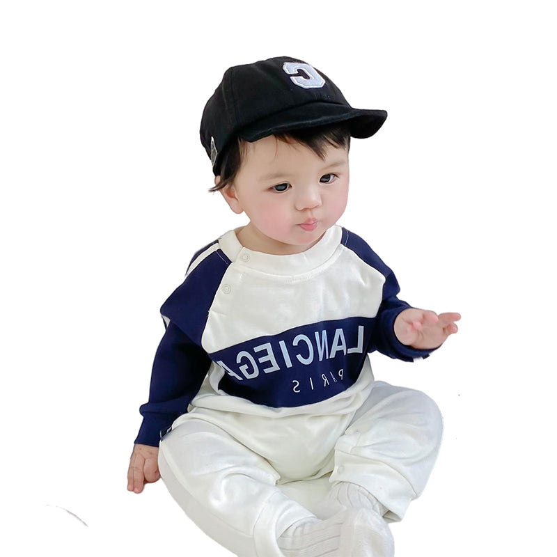 Baby Boys Color-blocking Jumpsuits Wholesale 220802282