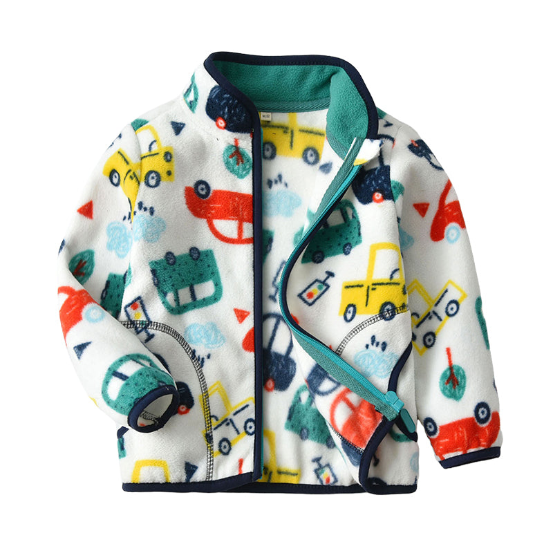 Baby Kid Boys Camo Car Cartoon Print Jackets&Outwears Wholesale 22080231