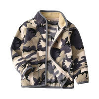 Load image into Gallery viewer, Baby Kid Boys Camo Car Cartoon Print Jackets&amp;Outwears Wholesale 22080231
