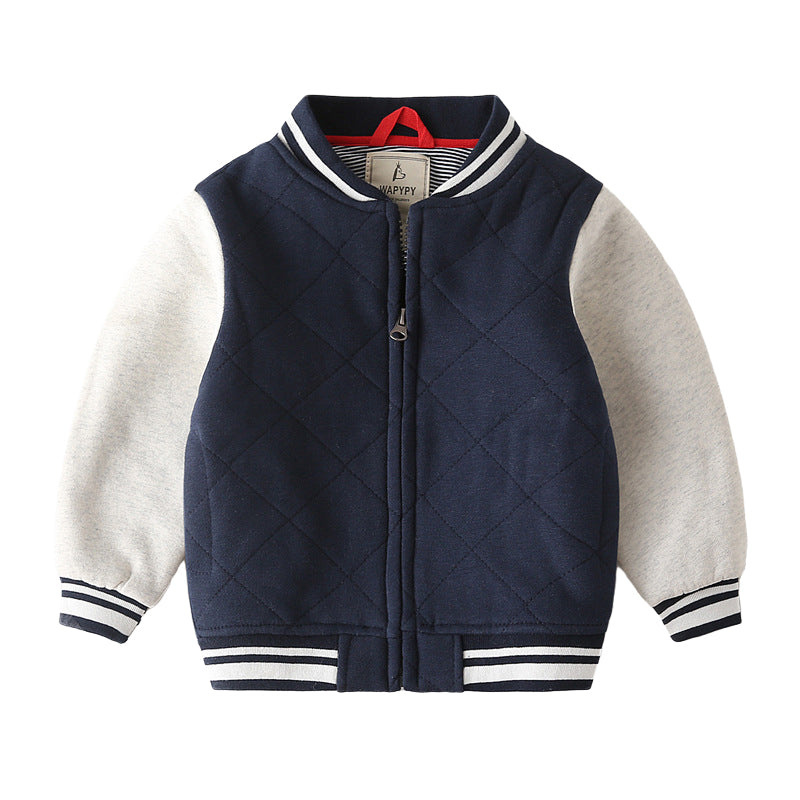 Kid Boys Color-blocking Jackets&Outwears Wholesale 22080233